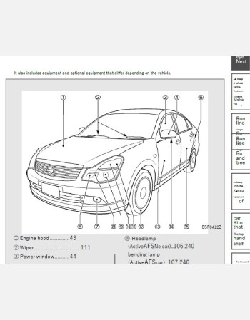 nissan bluebird sylphy 2011-2012 owners manual in english